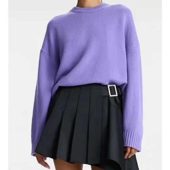 A.L.C. Ayden Purple Wool Cashmere Sweater Size S - Picture 10 of 10